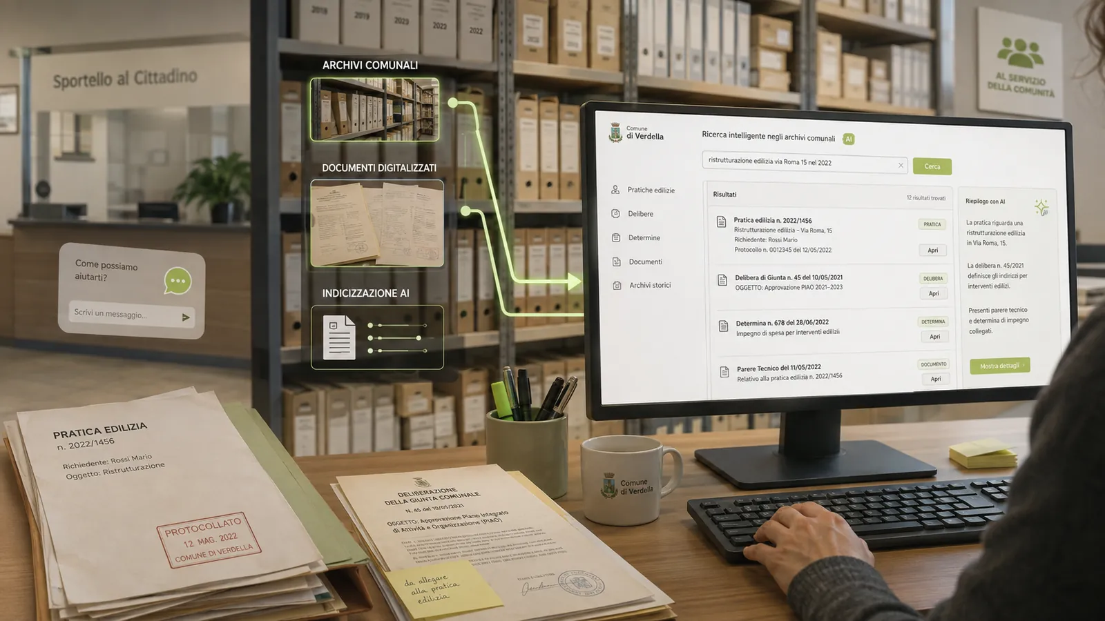 Immagine di apertura dell'articolo L'AI negli enti locali: il posto giusto e il posto sbagliato
