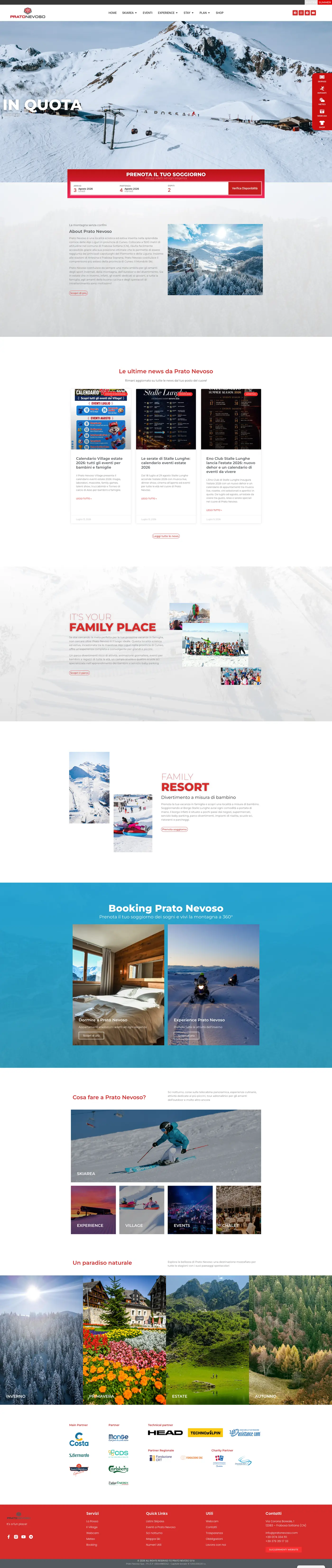 Copertina del case study Prato Nevoso. Portale turistico per la destinazione Prato Nevoso.